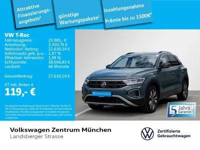 Gebraucht VW T-Roc Goal 116 PS (85 kW) 2025 Blau SUV