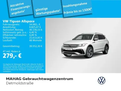 Gebraucht VW Tiguan Allspace R-line 190 PS (139 kW) 2023 Pure white SUV