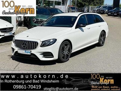 Manufaktur diamantweiß bright Gebraucht 2019 Mercedes E350 AMG Kombi | 18.000 € (Fairer Preis)