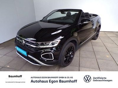 Gebraucht VW T-Roc Cabriolet Style 150 PS (110 kW) 2024 Schwarz Cabrio