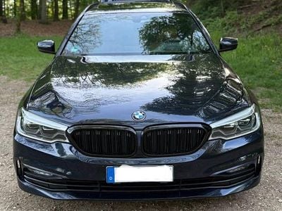 Usata BMW 525 Sport Line 231 CV (169 kW) 2018 Blu Station wagon