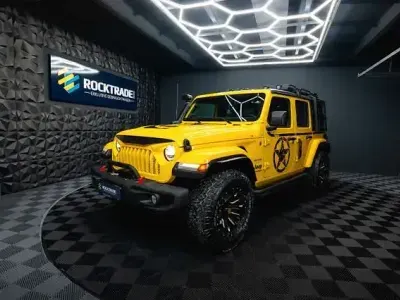 Usata Jeep Wrangler Sahara 286 CV (210 kW) 2021 Giallo SUV