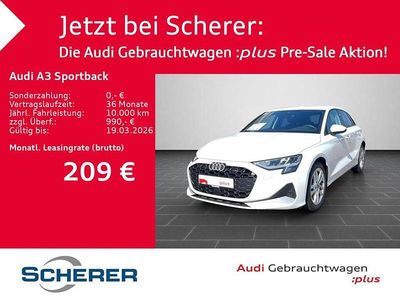 Gebraucht Audi A3 Ambiente 150 PS (110 kW) 2025 Gletscherweiß metallic (metallic) Limousine