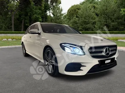 Gebraucht Mercedes E220 AMG line 194 PS (142 kW) 2018 Weiß Kombi
