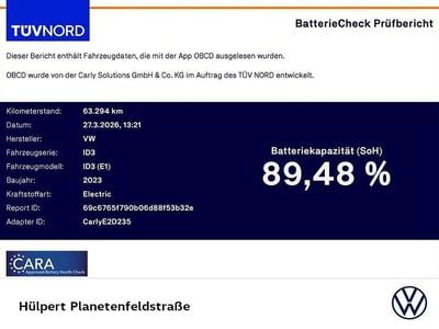 Gebraucht VW ID.3 Pure 110 kW (150 PS) 2023 Grau Kleinwagen