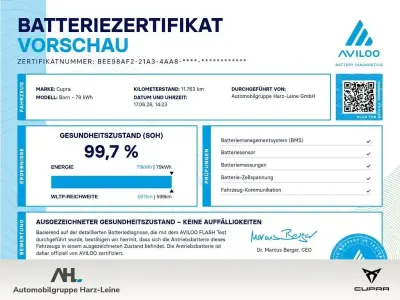 Gebraucht Cupra Born e-Boost 169 kW (231 PS) 2025 Silber Kleinwagen