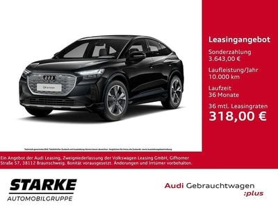 Mythosschwarz metallic Gebraucht 2022 Audi Q4 Sportback e-tron Ambiente SUV | 36.430 € (Teuer)