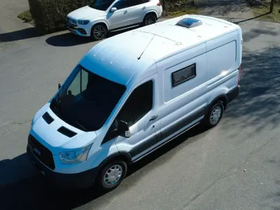 Gebraucht Ford Transit Trend 170 PS (125 kW) 2018 Weiß Van