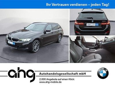 Gebraucht BMW 330e Sport Line 184 PS (135 kW) 2022 Schwarz Kombi