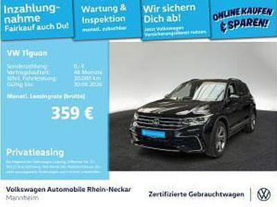 Usata VW Tiguan R-line 150 CV (110 kW) 2023 Nero SUV