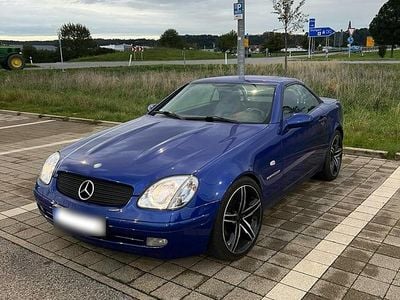 Gebraucht Mercedes SLK230 197 PS (144 kW) 1998 Blau Cabrio