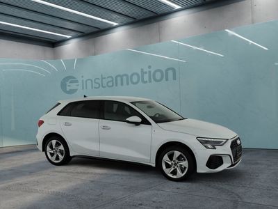 gebraucht Audi A3 Sportback 35 TFSI S-Tronic S-LINE, LED, ACC, Navi, Teilleder