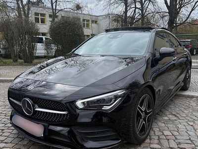 Gebraucht Mercedes CLA200 AMG line 163 PS (119 kW) 2021 Schwarz Coupé