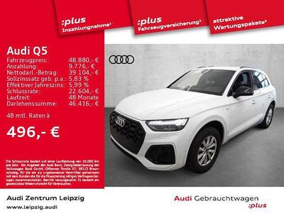 Gebraucht Audi Q5 Ambiente 286 PS (210 kW) 2022 Gletscherweiß metallic SUV