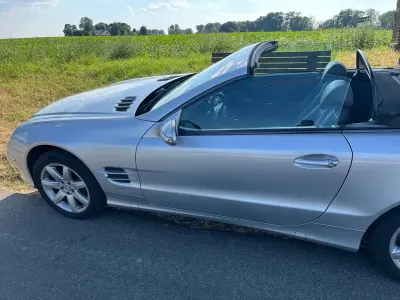 Gebraucht Mercedes SL350 245 PS (180 kW) 2003 Silber Cabrio