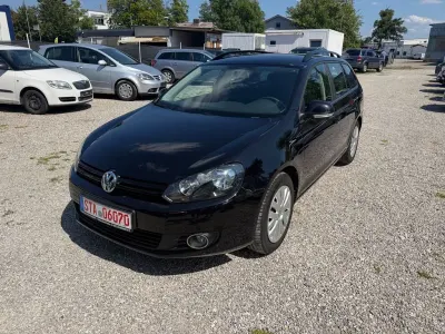 Gebraucht VW Golf VI Match 122 PS (89 kW) 2013 Schwarz Kombi