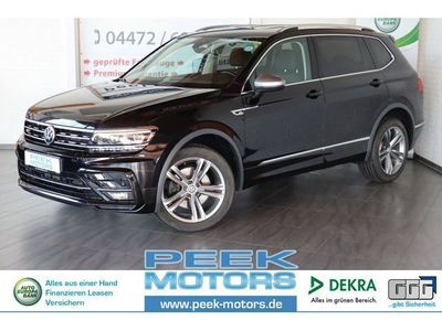 gebraucht VW Tiguan Allspace 2.0 TSI DSG R-Line 7-Sitzer Alcantara LED 19 Zoll