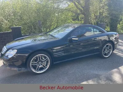 Second-hand Mercedes SL55 AMG AMG 500 CP (367 kW) 2003 Negru Cabrio