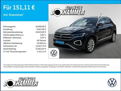 Gebraucht VW T-Roc Style 150 PS (110 kW) 2025 Schwarz SUV