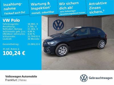 Gebraucht VW Polo Basis 80 PS (58 kW) 2026 Schwarz Kleinwagen
