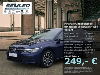 Gebraucht VW Golf VIII Life 150 PS (110 kW) 2022 Blau Kombi