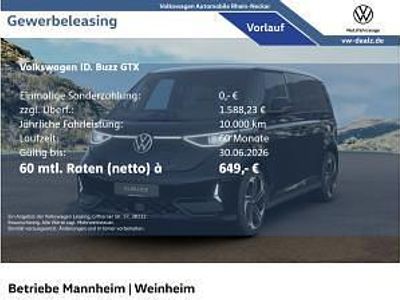 Neu VW ID. Buzz GTX 250 kW (340 PS) 2026 Schwarz (deep black perleffekt) Van / Kleinbus