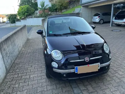 Używany Fiat 500C 69 KM (50 kW) 2014 Purpurowy Kabriolet