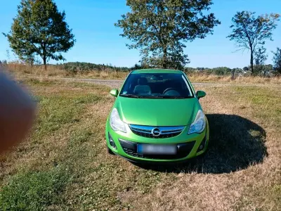 Gebraucht Opel Corsa 90 PS (66 kW) 2011 Grün Kleinwagen