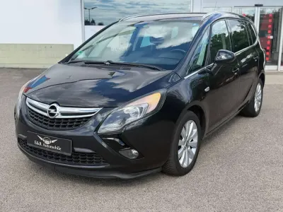 Gebraucht Opel Zafira Tourer Edition 131 PS (96 kW) 2015 Karbonschw graphitschw midnigh Van / Kleinbus