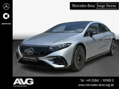 Gebraucht Mercedes EQS580 AMG Line Premium Plus 384 kW (523 PS) 2023 Silber Limousine