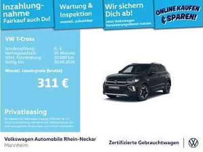 Second-hand VW T-Cross R-line 116 CP (85 kW) 2025 Negru SUV