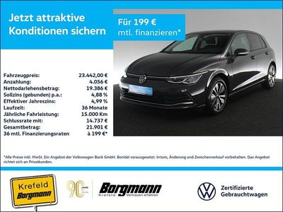 Gebraucht VW Golf VIII Move 110 PS (80 kW) 2024 Grau / uranograu Limousine