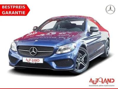 Brugt Mercedes C220 AMG line 170 HK (125 kW) 2017 Blå Coupe