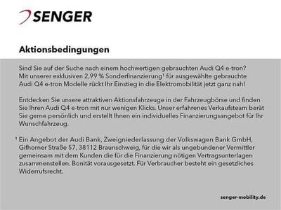 Gebraucht Audi Q4 e-tron Comfort 125 kW (170 PS) 2023 Kieselgrau SUV