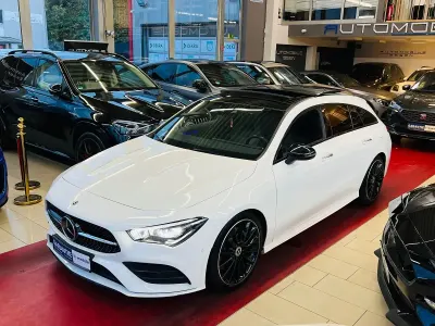 Gebraucht Mercedes CLA200 Shooting Brake AMG line 163 PS (119 kW) 2019 Weiß Kombi