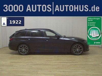 Gebraucht BMW 320 Luxury Line 190 PS (139 kW) 2021 Black sapphire metallic (metallic) Kombi