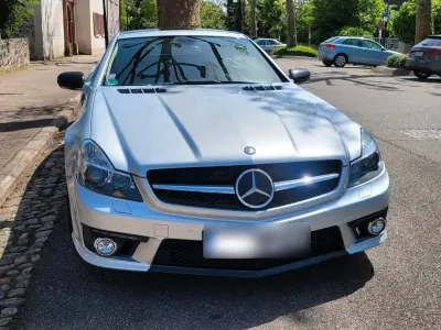Gebraucht Mercedes SL63 AMG AMG 525 PS (386 kW) 2010 Silber Cabrio