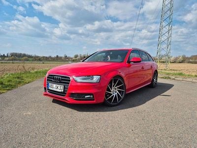 Second-hand Audi A4 S-Line 177 CP (130 kW) 2014 Roșu Berlinǎ