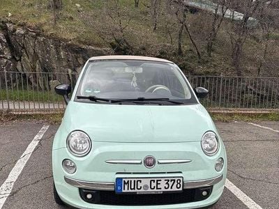 Usata Fiat 500C Lounge 69 CV (50 kW) 2014 Verde Cabrio