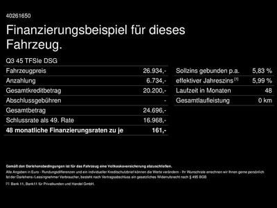 Gebraucht Audi Q3 245 PS (180 kW) 2021 Florettsilber SUV