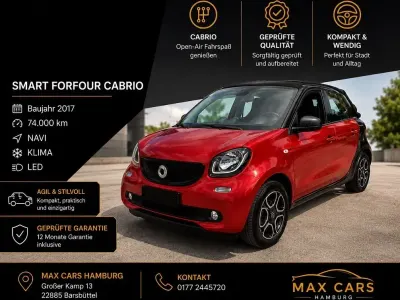 Gebraucht Smart ForFour 71 PS (52 kW) 2017 Rot Kleinwagen