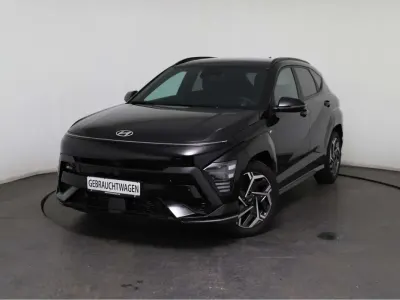 Gebraucht Hyundai Kona N Line 199 PS (146 kW) 2024 Abyss black / mic (a2b) SUV