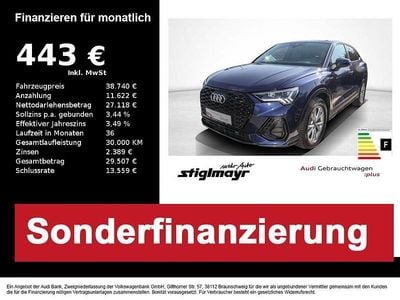 Second-hand Audi Q3 Sportback S-Line 150 CP (110 kW) 2025 Albastru SUV