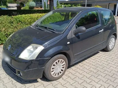 Gebraucht Citroën C2 60 PS (44 kW) 2007 Schwarz Kleinwagen