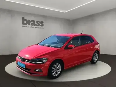 Gebraucht VW Polo Highline 95 PS (69 kW) 2019 Flashrot Kleinwagen