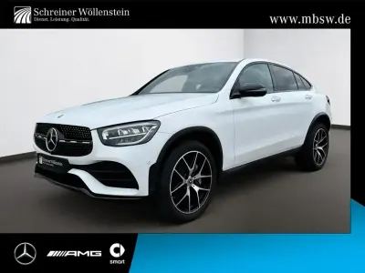 Brugt Mercedes GLC300e AMG 211 HK (155 kW) 2021 Hvid Coupe