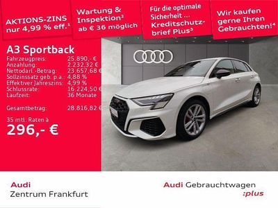 Gebraucht Audi A3 S-Line 245 PS (180 kW) 2022 Weiß Limousine