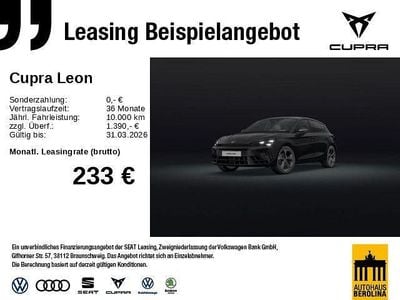 Schwarz Neu 2026 Cupra Leon Limousine | 36.444 € (Superpreis)