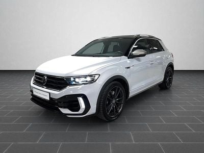White silver metallic schwarz (metallic) Gebraucht 2021 VW T-Roc R SUV | 30.500 € (Fairer Preis)