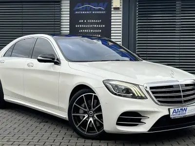 Brugt Mercedes S400 AMG 340 HK (250 kW) 2019 Hvid Sedan